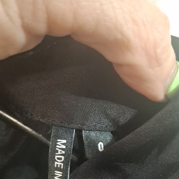 Kooples Black Star Ruffled Unique Blouse - Picture 12 of 12